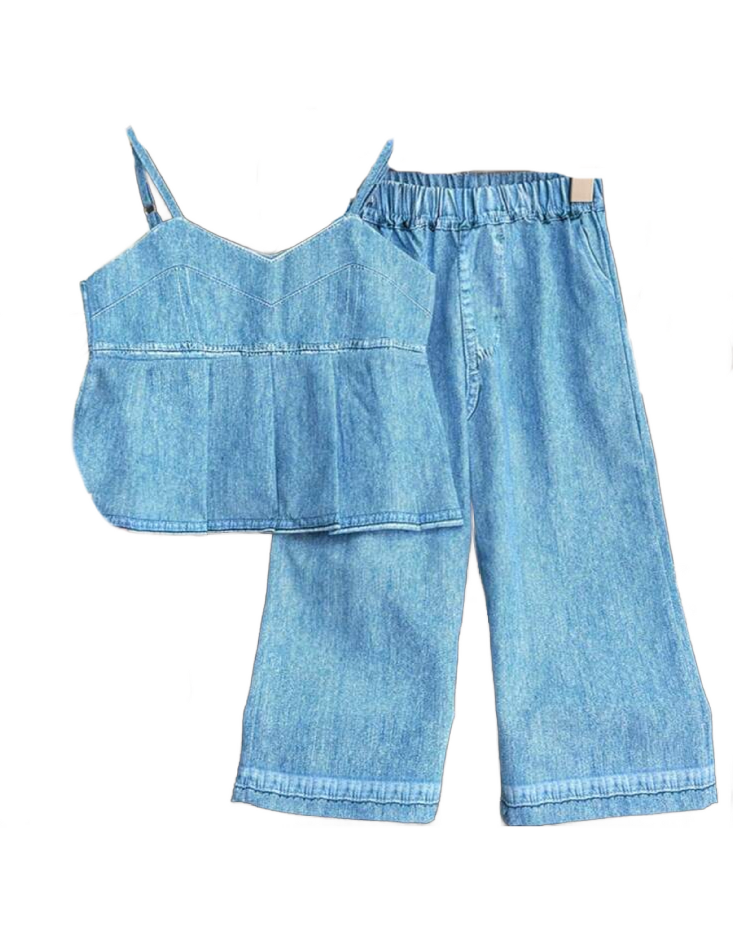 2PC. BLUE JEANS SET