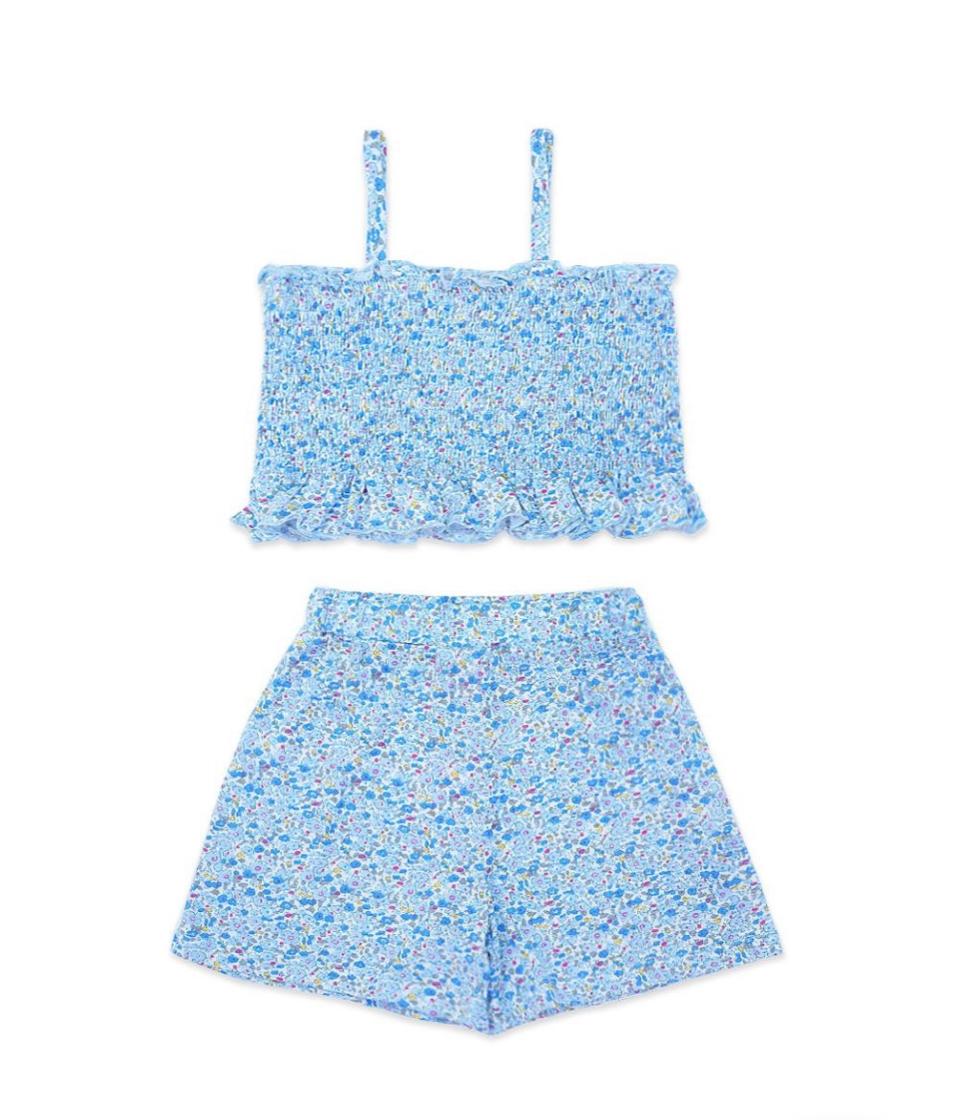 FLOWER 2PC.SHORT SET