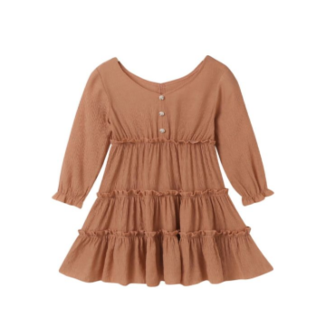 LONG SLEEVE FLARE DRESS