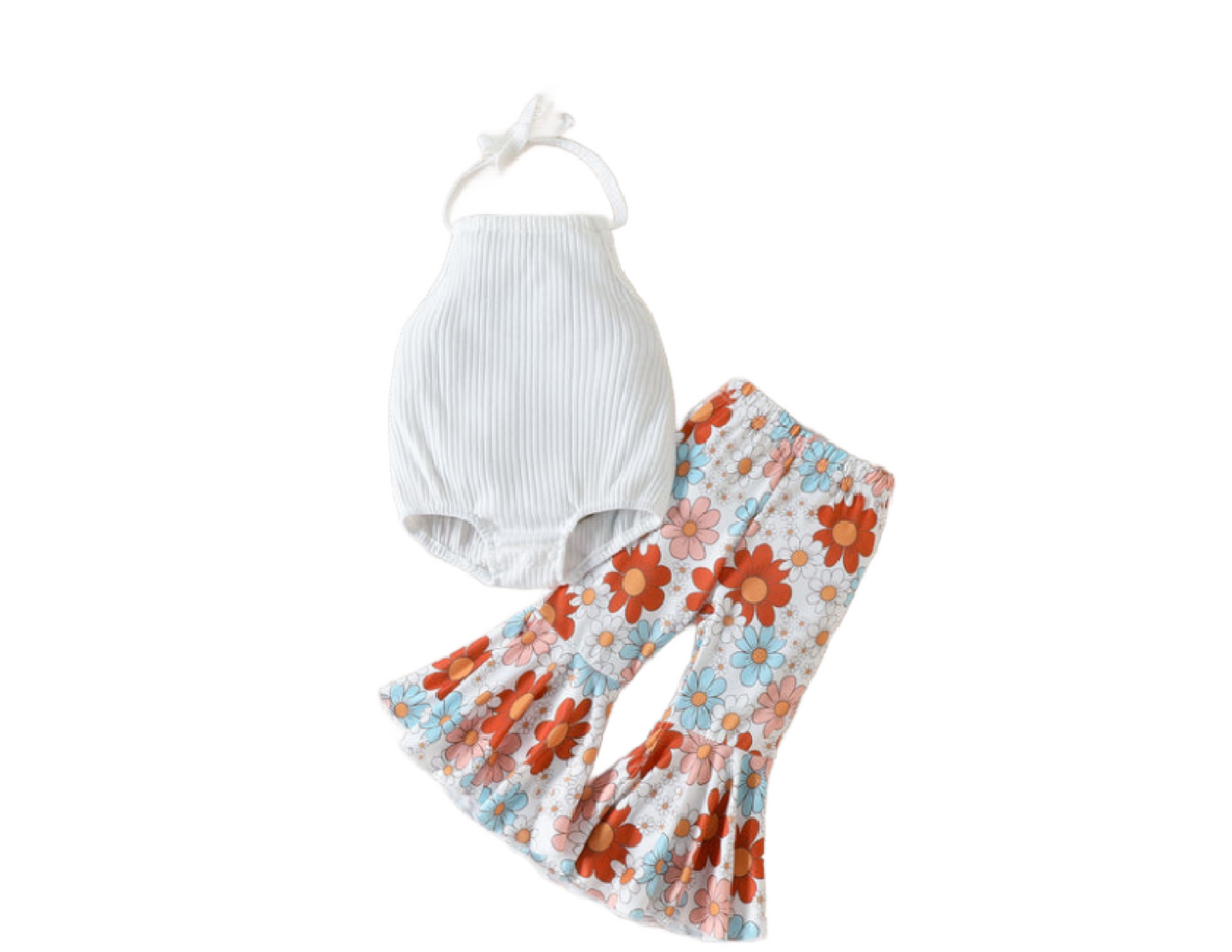 WIDE LEG FLOWER SET