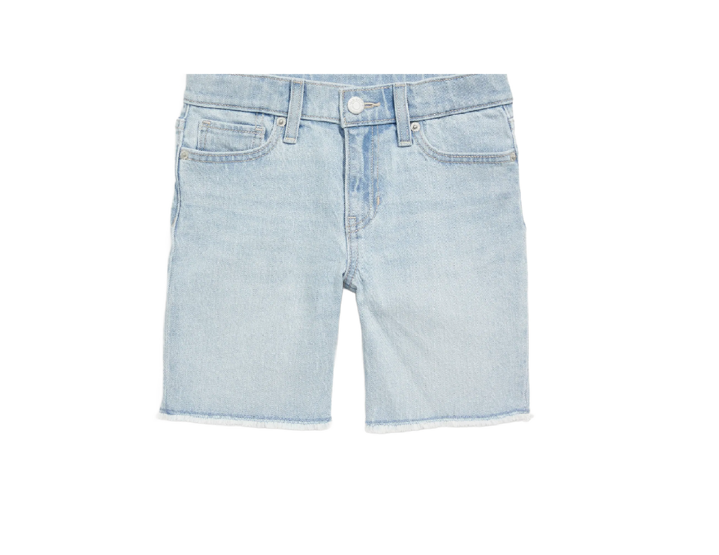 STONE WASH GIRL SHORT JEANS