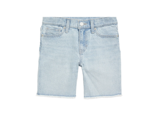 STONE WASH GIRL SHORT JEANS