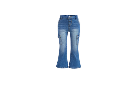 SIDE POCKET GIRLS JEANS