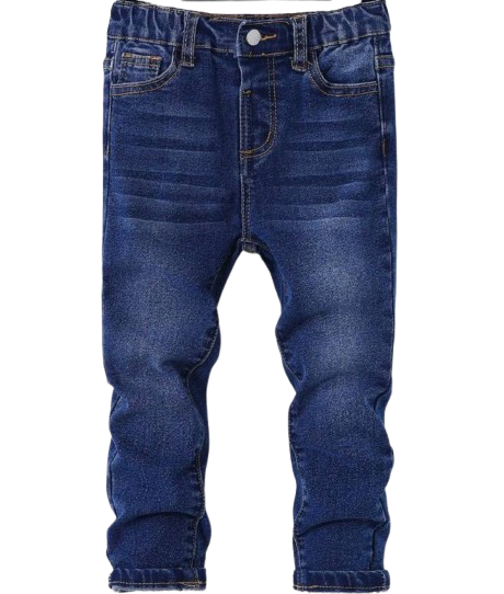Long Dark Blue Jeans