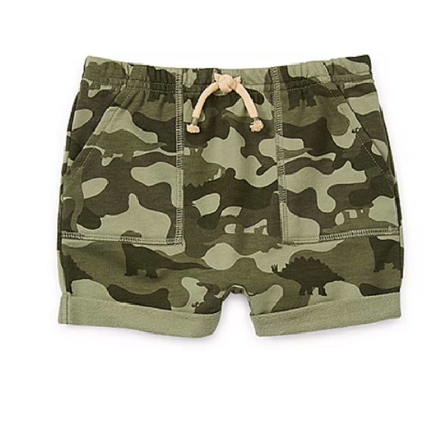 BABY BOY ARMY PRINT SHORT