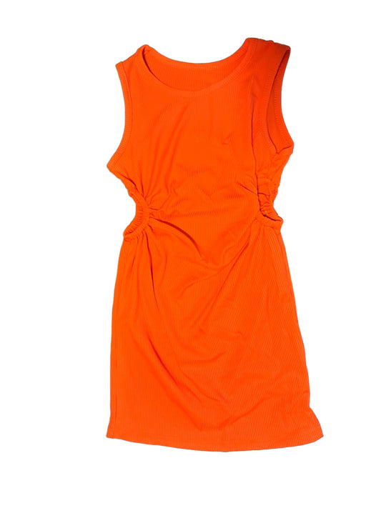 Orange Cutout Dress