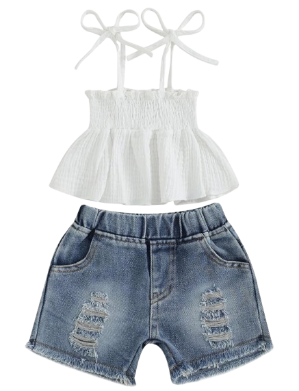 White Top Jeans set