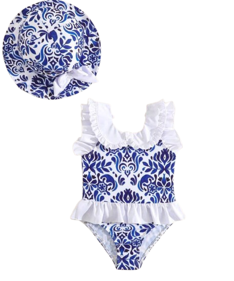 1PC. WITH HAT SWIMWEAR