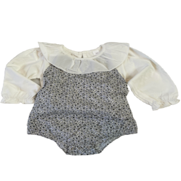 LONG SLEEVE FLOWER BABY TOP